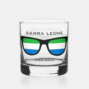 Vaso De Whiskey SIERRA LEONE Sombra nombre personalizado