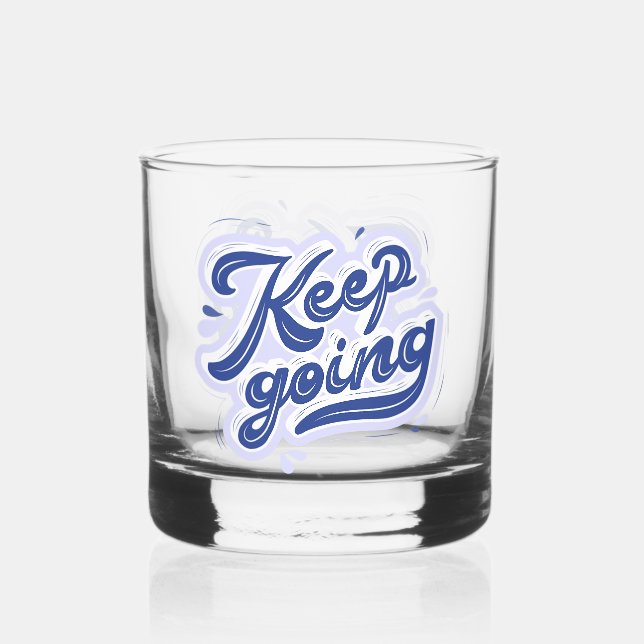 Vaso De Whiskey Sigue Adelante (Anverso)