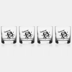 Vaso De Whiskey Símbolo y signo zodiacal de Cáncer
