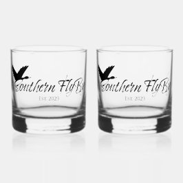 Vaso De Whiskey Southern FlyBy LLC. Whiskey Glass - 2 set