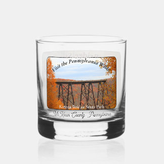 Vaso De Whiskey Souvenir del Festival de Caída del Parque Estatal 