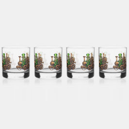 Vaso De Whiskey Steampunk Leprechaun