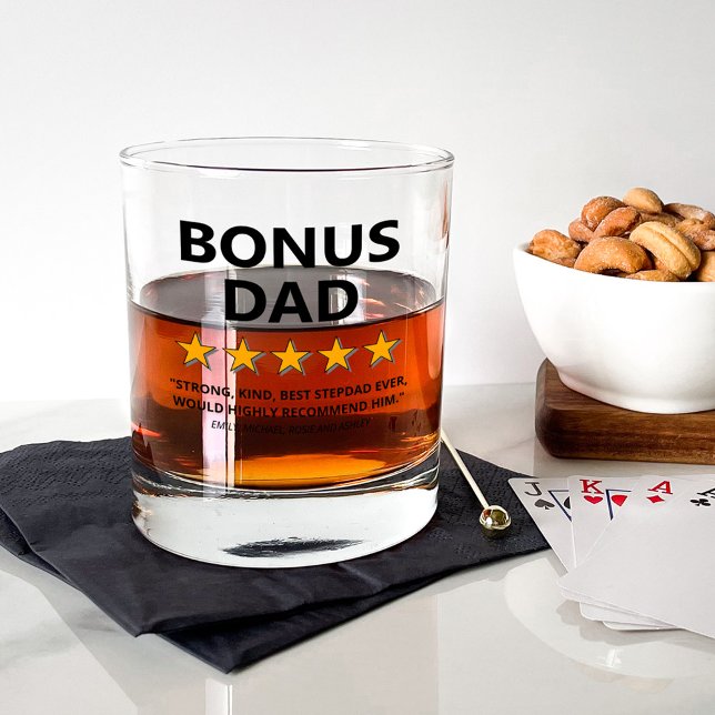 Vaso De Whiskey Stepdad Review Bonus Dad (Subido por el creador)