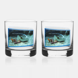 Vaso De Whiskey Stingray en movimiento - Diseño fotográfico
