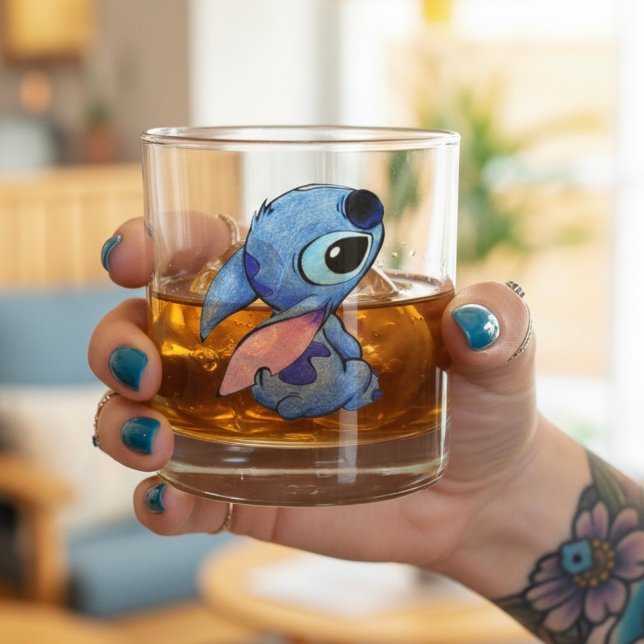 Vaso De Whiskey Stitch Whiskey Glass (Subido por el creador)