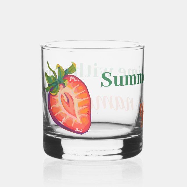 Vaso De Whiskey Strawberry  (Anverso)