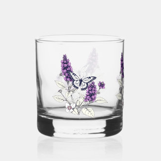 Vaso De Whiskey Summer Lilac's Winged Visitor