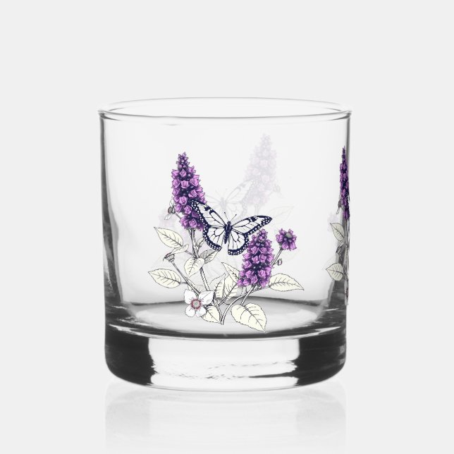 Vaso De Whiskey Summer Lilac's Winged Visitor (Anverso)