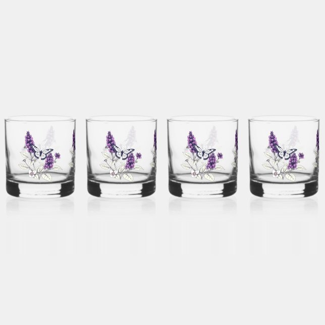 Vaso De Whiskey Summer Lilac's Winged Visitor (Anverso)