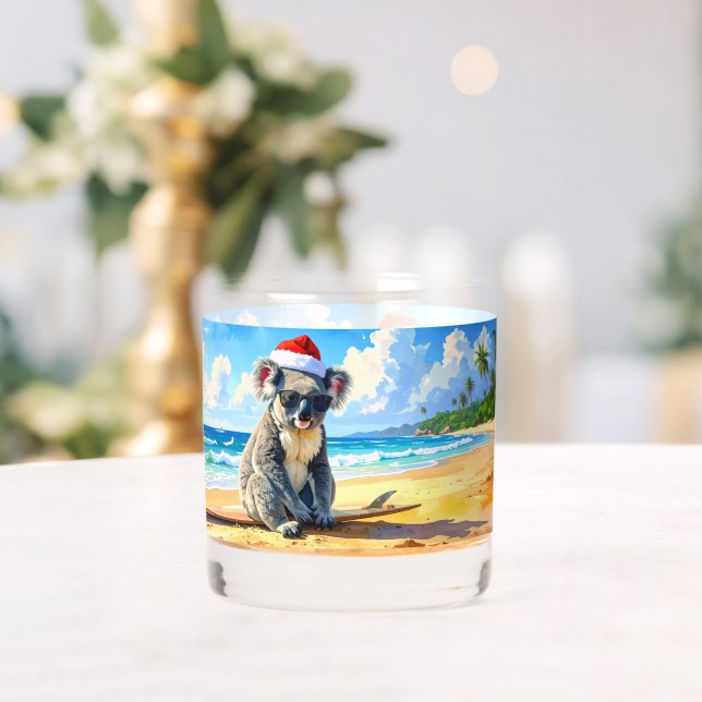 Vaso De Whiskey Sun y Surf Koala Santa Hat (Insitu (Boda))
