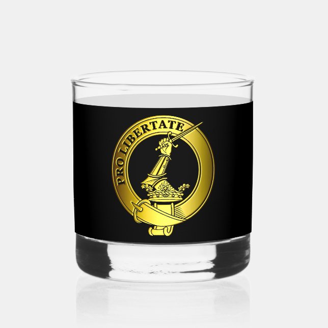 Vaso De Whiskey Tarjeta Wallace Gold Clan (Reverso )
