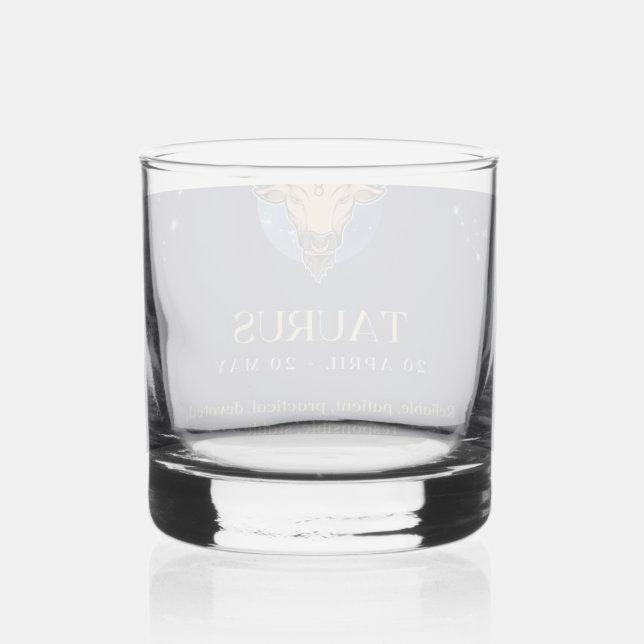 Vaso De Whiskey Taurus whiskey Glass Male (Anverso)