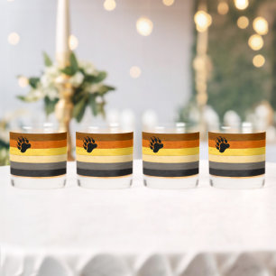 Vaso De Whiskey textura de suelo de madera de la bandera del orgul