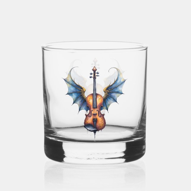 Vaso De Whiskey The Winged Violin of Moonlit Realms (Anverso)