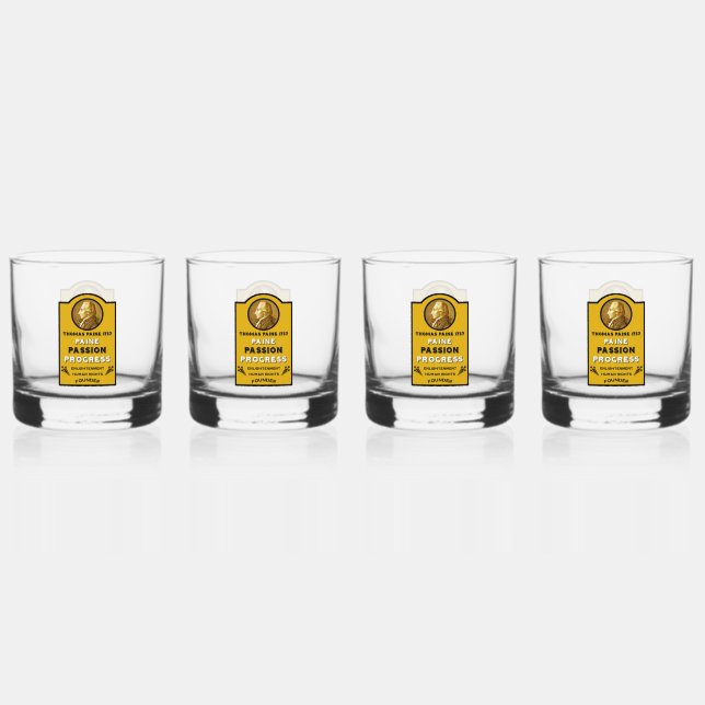 Vaso De Whiskey Thomas Paine (Anverso)