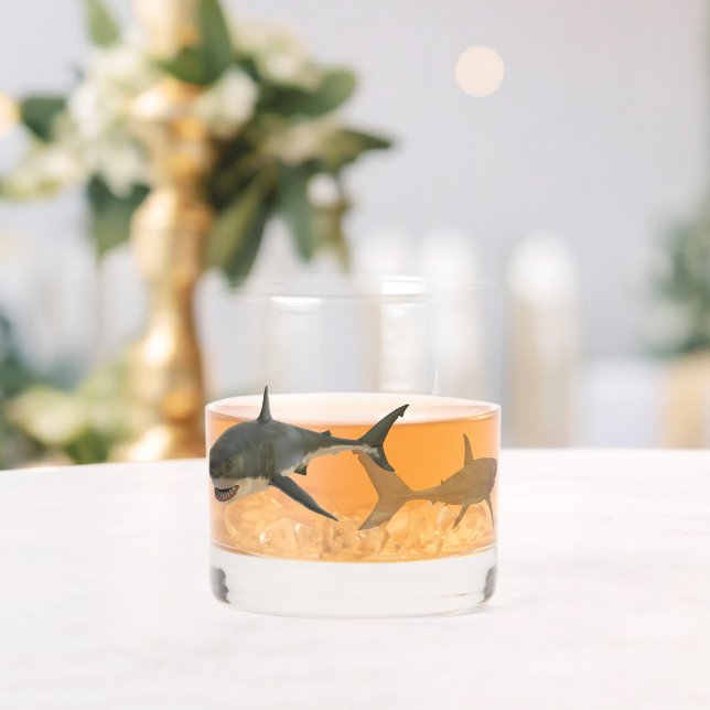 Vaso De Whiskey Tiburón Blanco (Insitu (Boda))