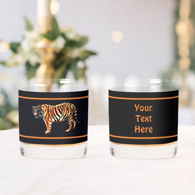 Vaso De Whiskey Tigre de Siberia (Insitu (Boda))
