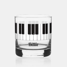 Vaso De Whiskey Toca el piano personalizado