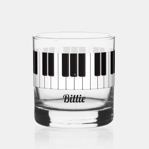 Vaso De Whiskey Toca el piano personalizado