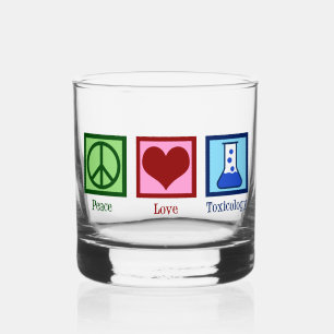 Vaso De Whiskey Toxicología de Amor por la Paz Toxicólogo Cuerdo
