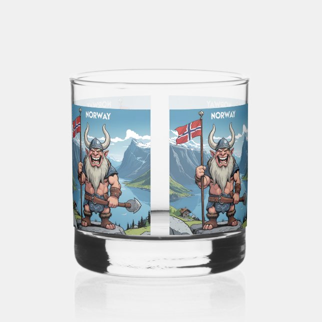 Vaso De Whiskey Troll noruego (Anverso)