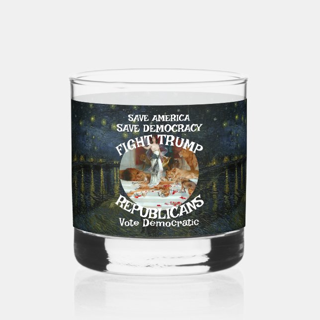 Vaso De Whiskey Trump (Anverso)