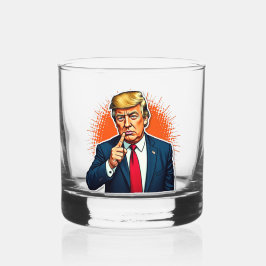 Vaso De Whiskey Trump
