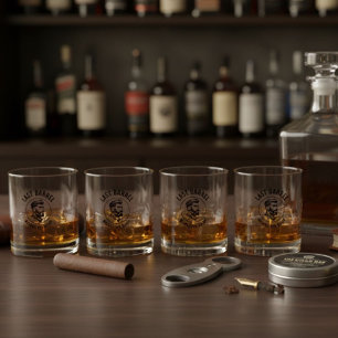 Vaso De Whiskey Último Barril Antes de la Despedida de Soltera