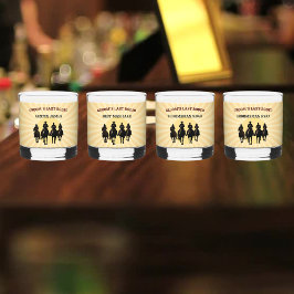 Vaso De Whiskey Últimos Vaqueros del Rodeo Personalizar Nombre Fie