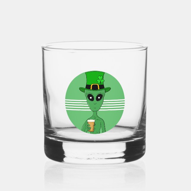 Vaso De Whiskey Un extranjero de St. Patrick (Anverso)