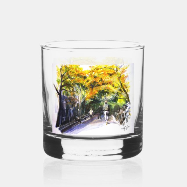 Vaso De Whiskey Un Paseo Por El Parque (Anverso)
