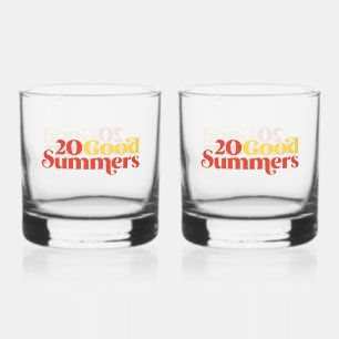 Vaso De Whiskey Veinte Buenos Veranos