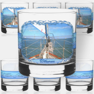 Vaso De Whiskey Vela de San Francisco 0869