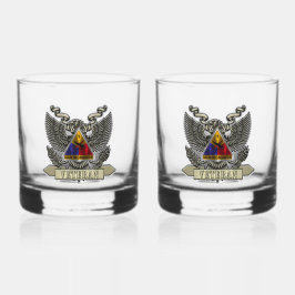 Vaso De Whiskey Veterano de la 1.ª División Acorazada
