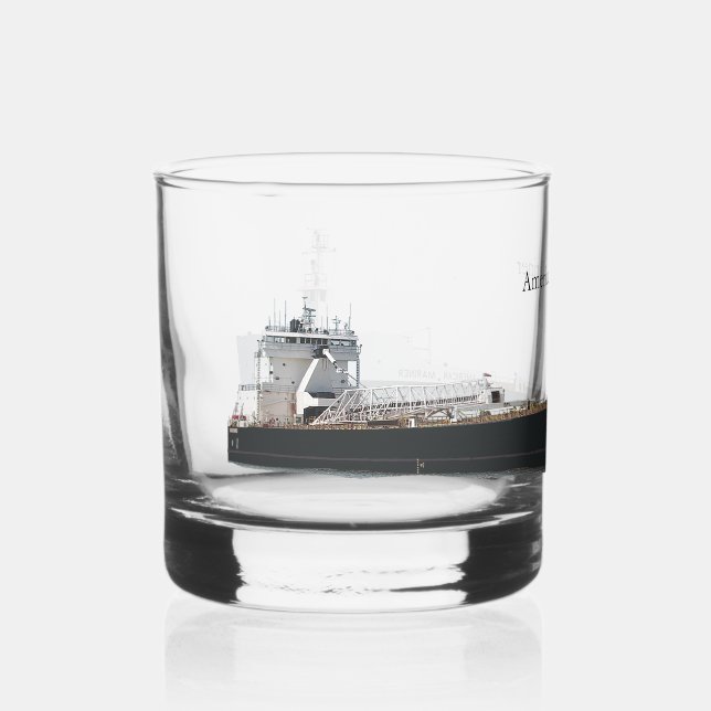Vaso De Whiskey vidrio American Mariner (Anverso)