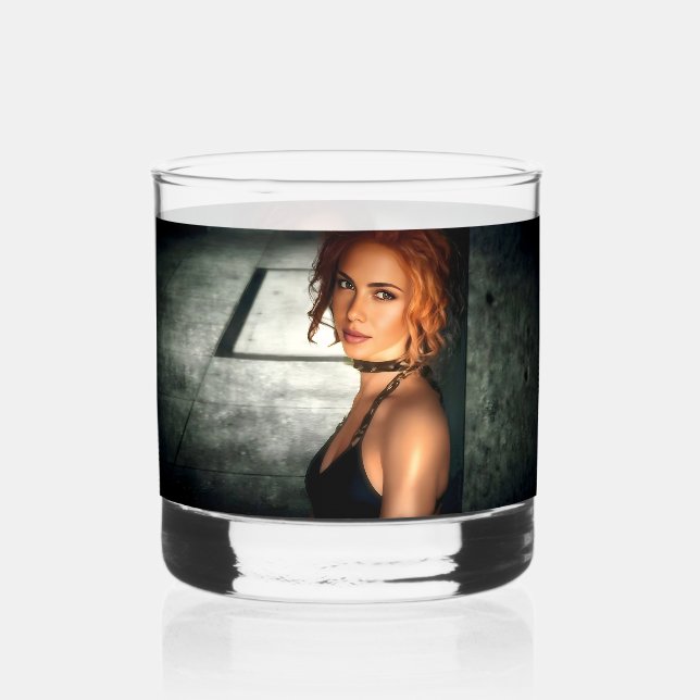 Vaso De Whiskey vidrio Clear Shadows (Anverso)