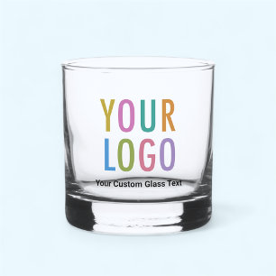 Vaso De Whiskey Vidrio con logotipo Personalizado de las Rocas de 