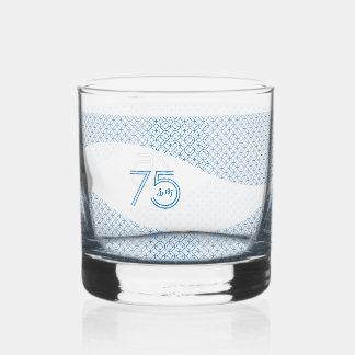 Vaso De Whiskey Vidrio de 75 años