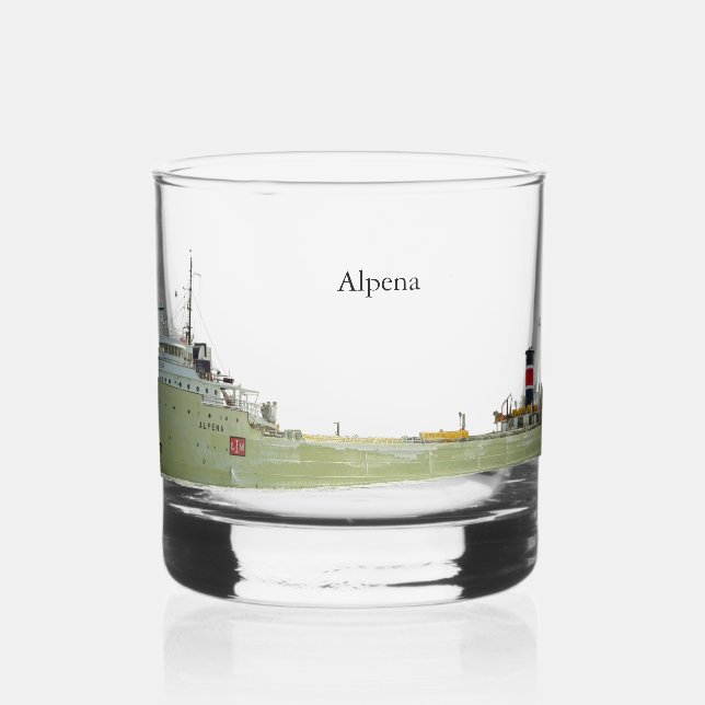 Vaso De Whiskey Vidrio de Alpena (Izquierda)