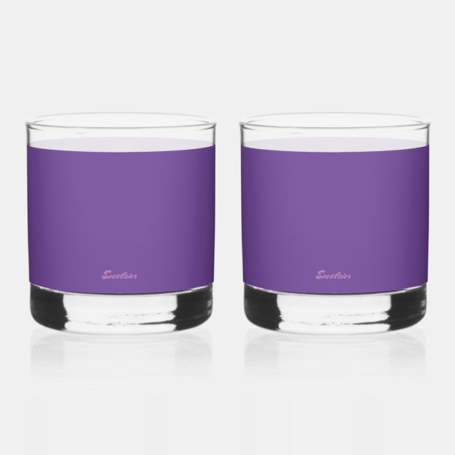 VASO DE WHISKEY VIDRIO DE BEBIDA PURPLE (Anverso)