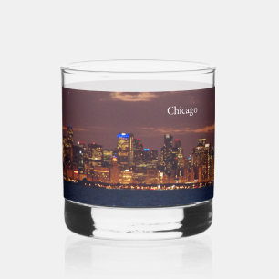 Vaso De Whiskey Vidrio de Chicago