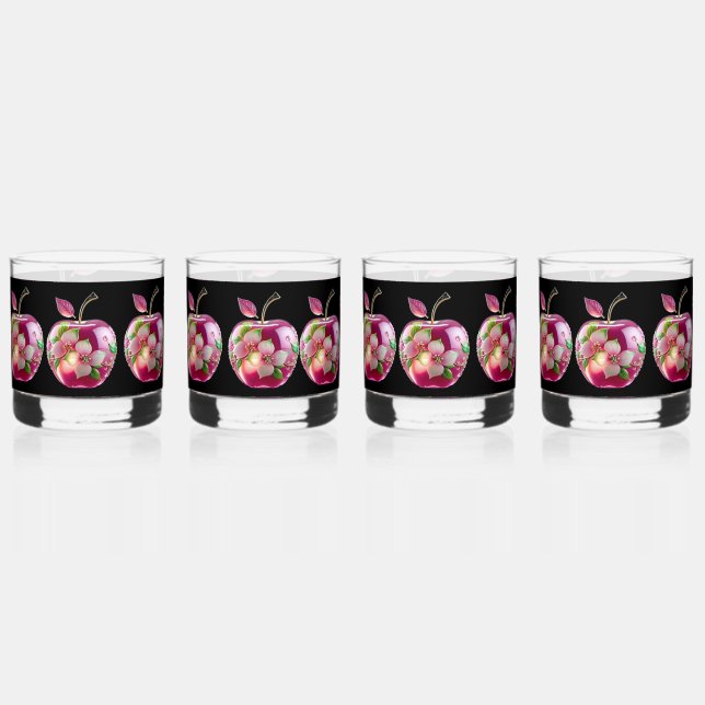 Vaso De Whiskey Vidrio de lata impreso (Anverso)