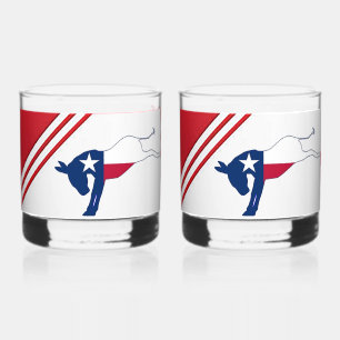 Vaso De Whiskey Vidrio de rock de burro demócrata