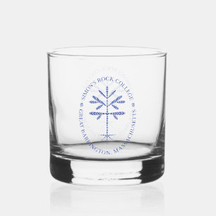 Vaso De Whiskey Vidrio de Whiskey con el sello de rock de Simon en