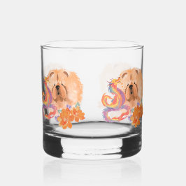 Vaso De Whiskey Vidrio DRAGON TALES Chow ROCKS