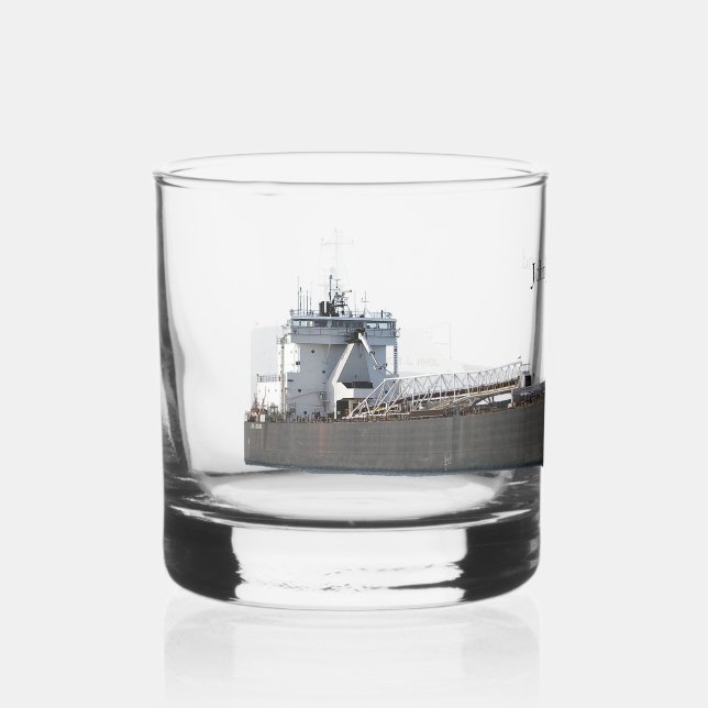 Vaso De Whiskey vidrio John J. Boland (Anverso)