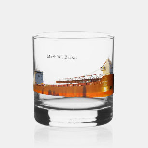 Vaso De Whiskey vidrio Mark W. Barker