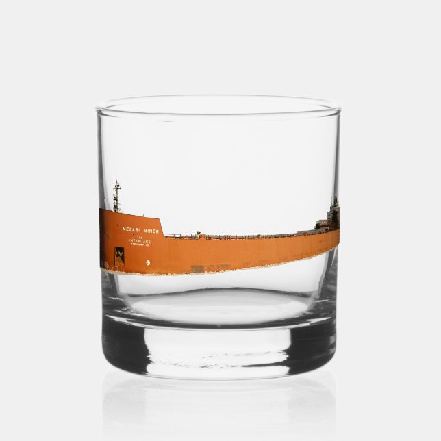 Vaso De Whiskey vidrio Mesabi Miner (Anverso)