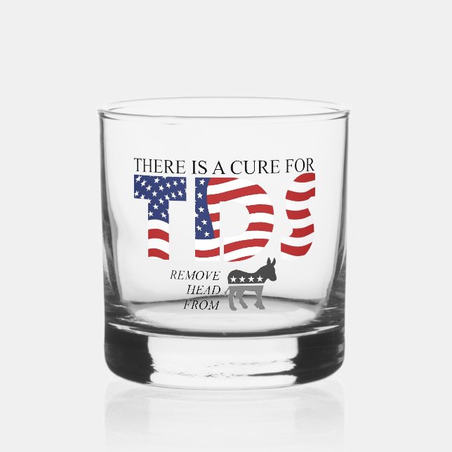 Vaso De Whiskey ¡Vidrio rocoso con giro! (Anverso)