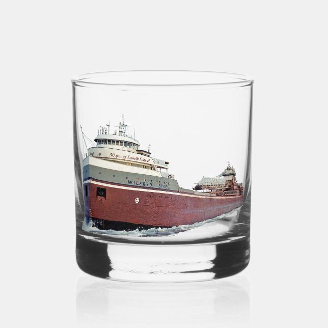 Vaso De Whiskey vidrio Wilfred Sykes (Anverso)